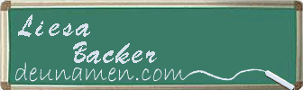Liesa Backer Visitenkarte